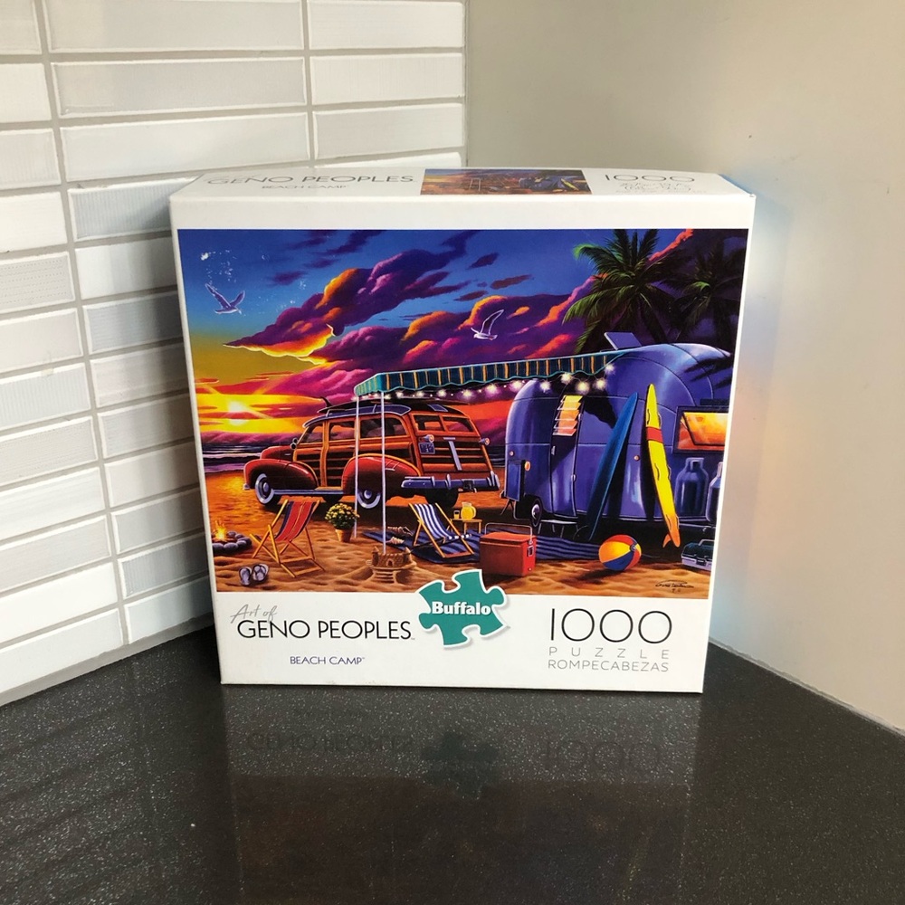 Buffalo Beach Camp 1000 Piece Puzzle